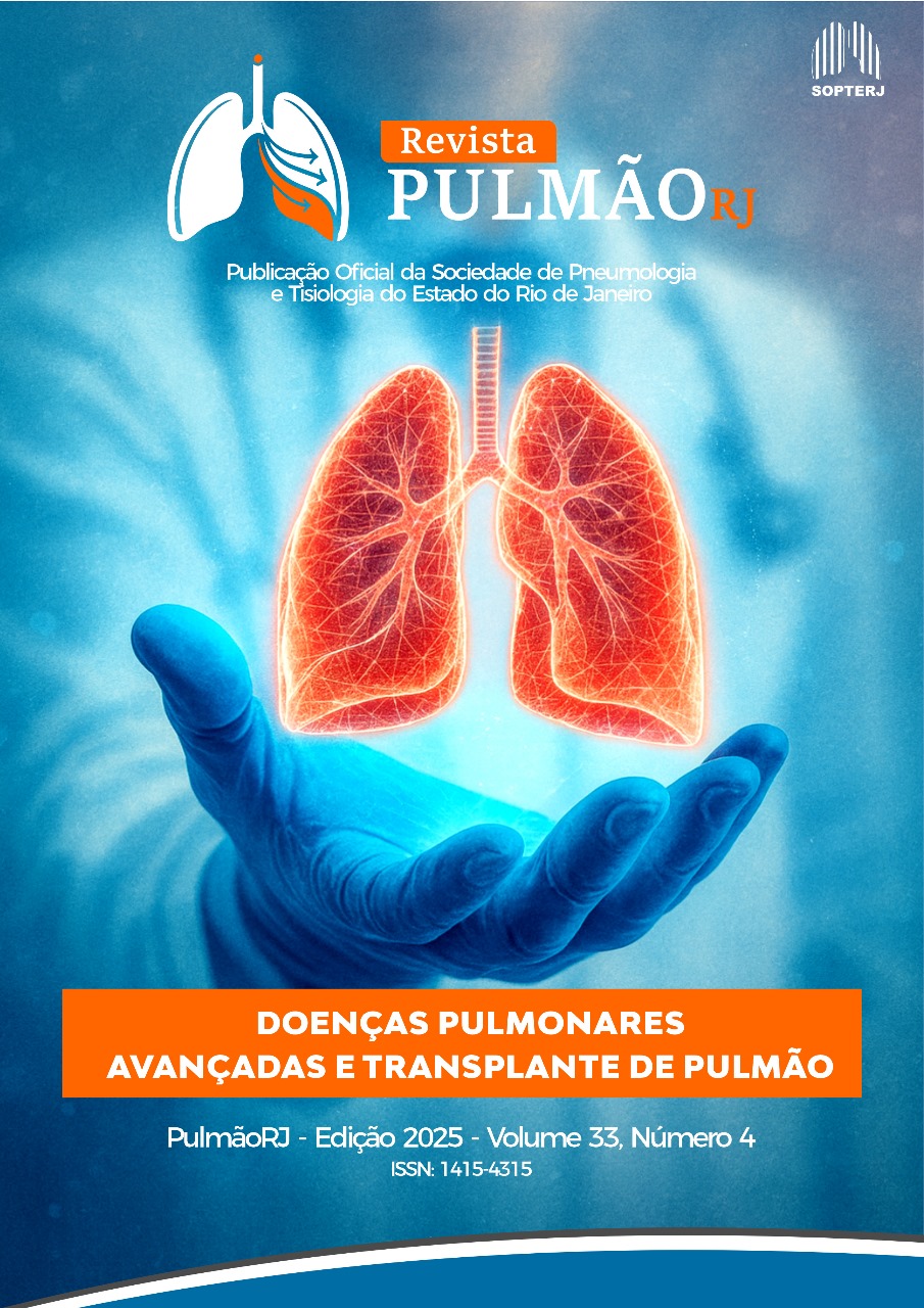 					Visualizar v. 33 n. 4 (2025): Doenças Pulmonares Avançadas e Transplante de Pulmão
				